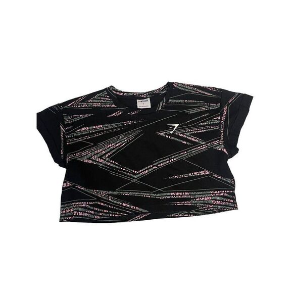 Gymshark Zone Graphic Crop Tee Size Small - Picture 5 of 7